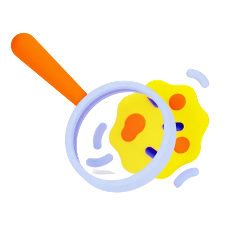 Bacteria Research  3D Icon