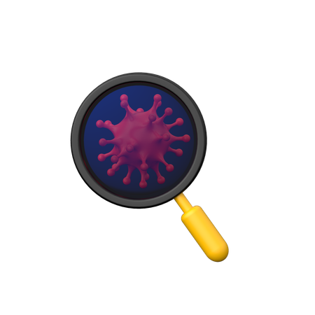 Bacteria Search  3D Icon