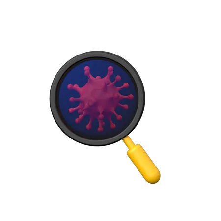 Bacteria Search  3D Icon