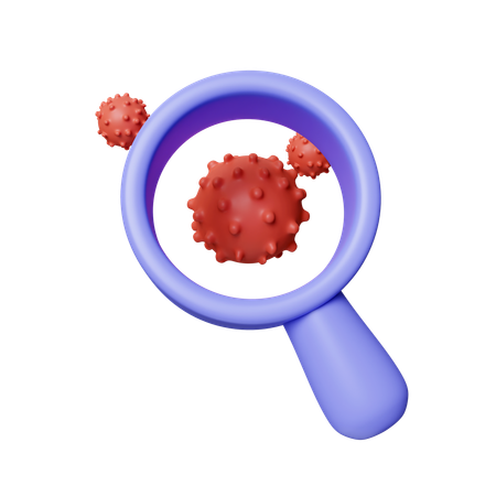Bacteria Search  3D Icon