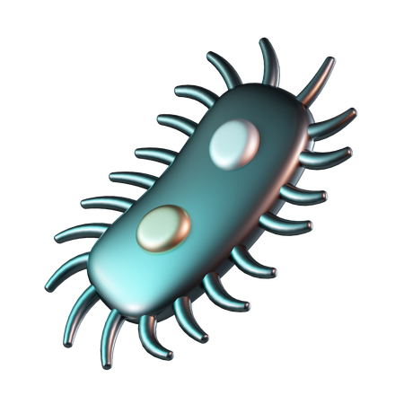 Bacterias  3D Icon