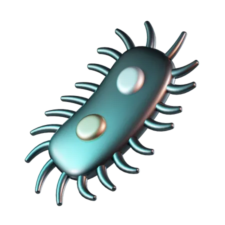 Bacterias  3D Icon