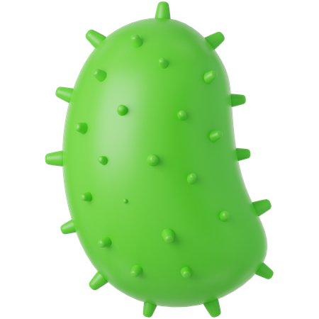Bactérias  3D Icon
