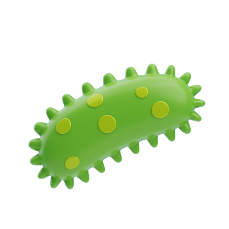 Bacterias  3D Icon