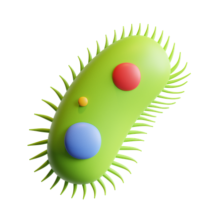 Bactérias  3D Illustration