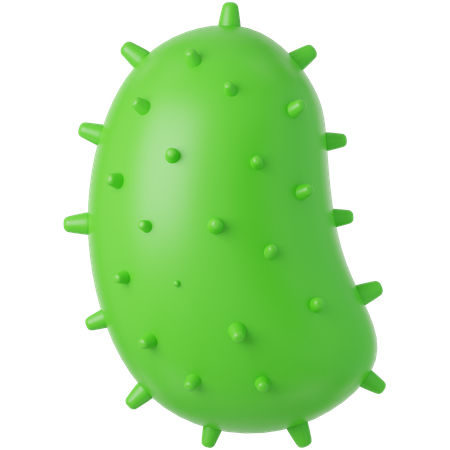 Bactérias  3D Icon