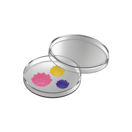 Bactéries  3D Icon