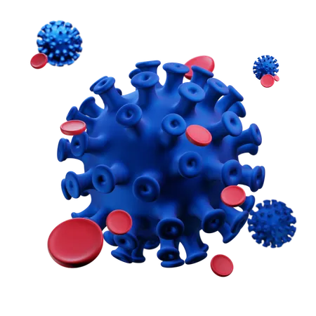 Virus  3D Icon