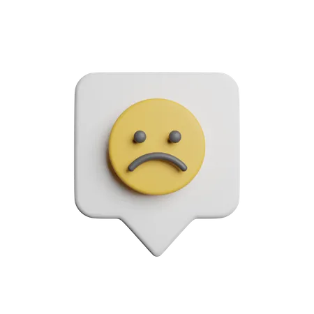 Bad Feedback  3D Icon