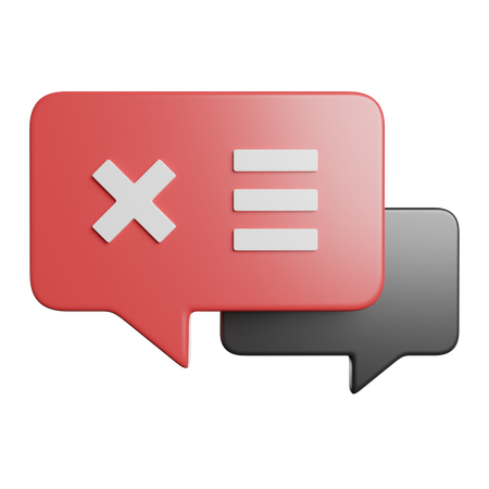Bad Feedback  3D Icon