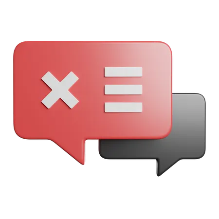 Bad Feedback  3D Icon
