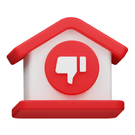 Bad House  3D Icon