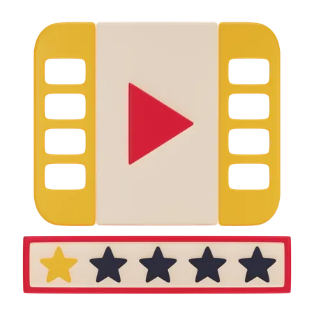 Bad Movie Rating  3D Icon