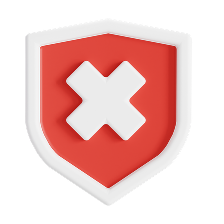 Bad protection  3D Icon