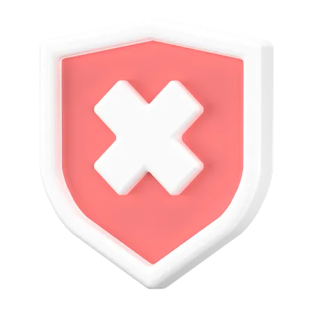Bad protection  3D Icon