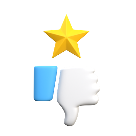 Bad Rating  3D Icon