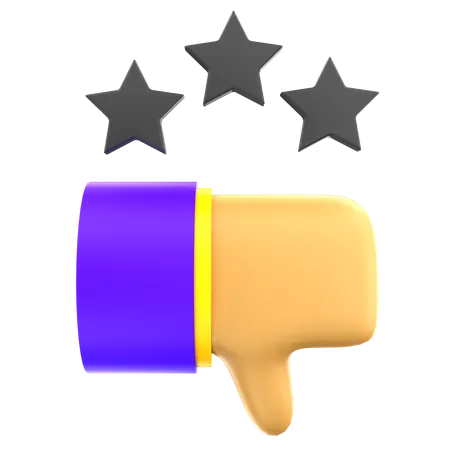 Bad Rating  3D Icon