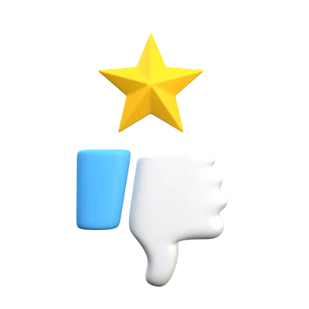 Bad Rating  3D Icon