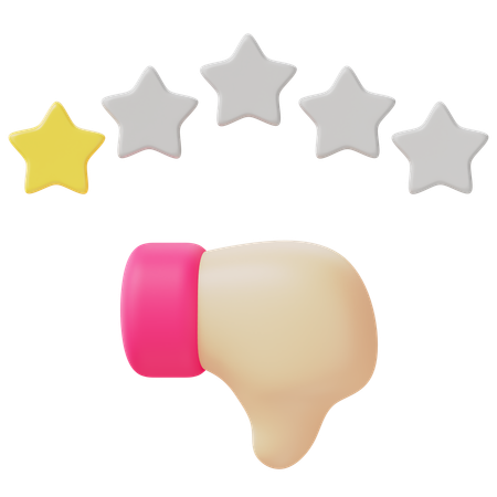 Bad Rating  3D Icon