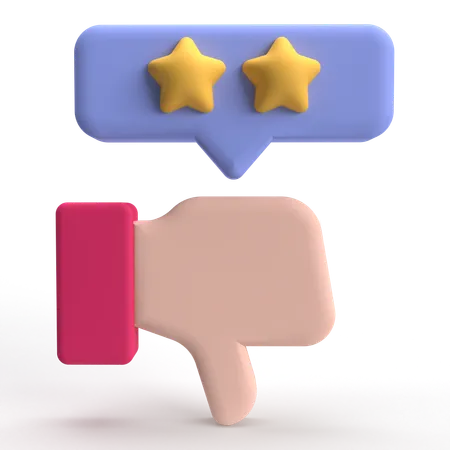 Bad Review  3D Icon