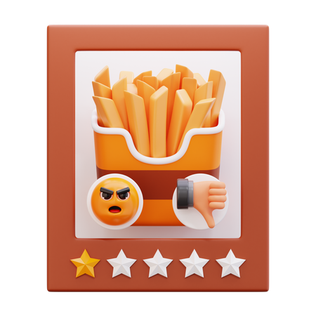 Bad Review  3D Icon