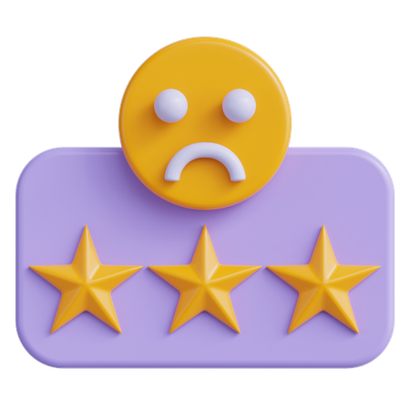 Bad Review  3D Icon