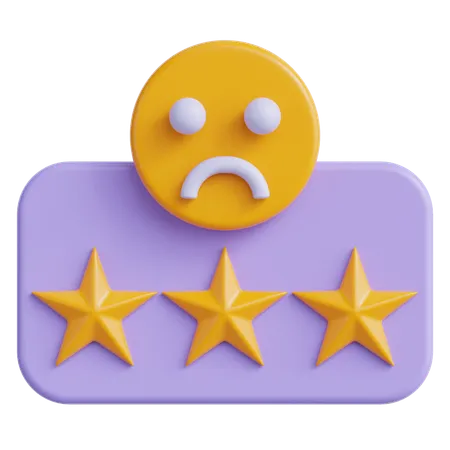 Bad Review  3D Icon