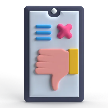 Bad Review  3D Icon