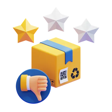 Bad review  3D Icon