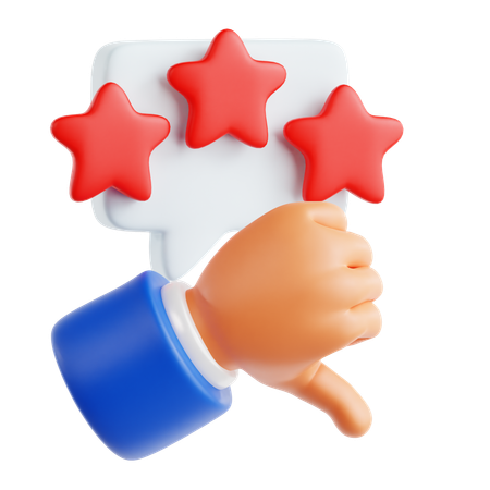 Bad Review  3D Icon