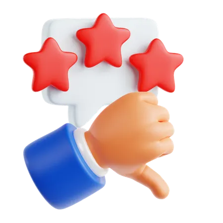 Bad Review  3D Icon