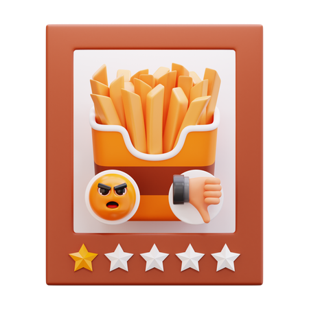 Bad Review  3D Icon