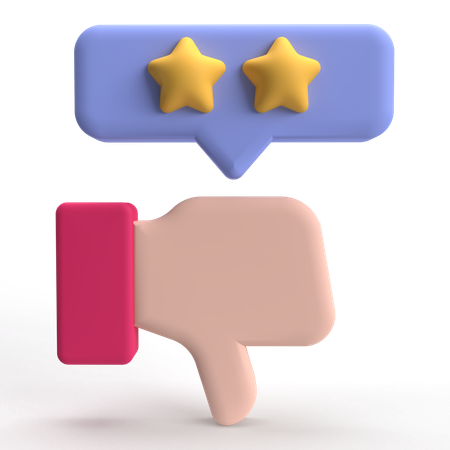 Bad Review  3D Icon
