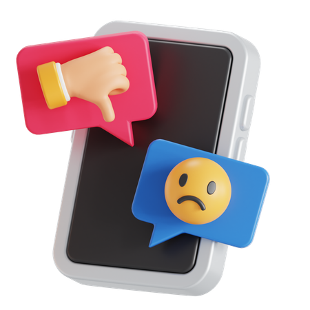 Bad reviews  3D Icon