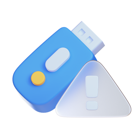 Bad USB  3D Icon