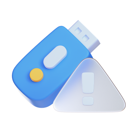 Bad USB  3D Icon