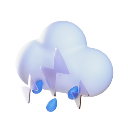 Bad Weather Report  3D Icon