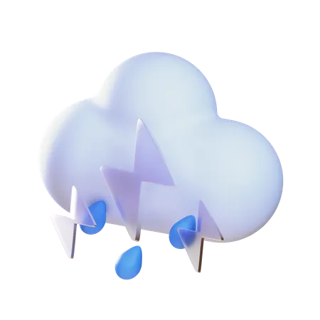 Bad Weather Report  3D Icon