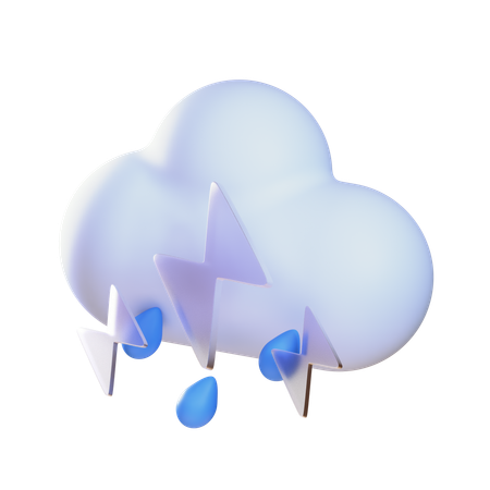 Bad Weather Report  3D Icon