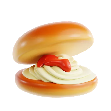 Badebrötchen  3D Icon