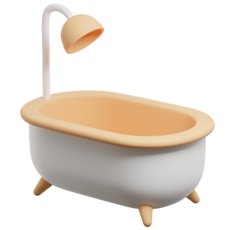 Badewanne  3D Icon