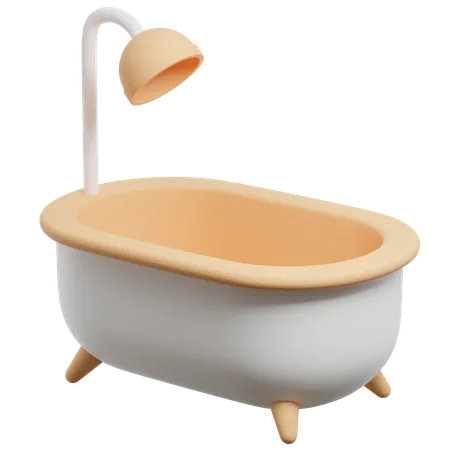 Badewanne  3D Icon