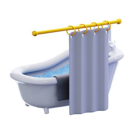 Badewanne  3D Icon