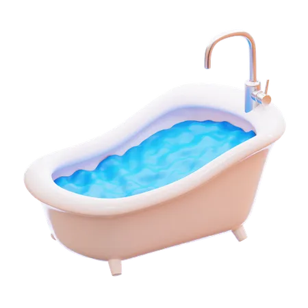 Badewanne  3D Icon