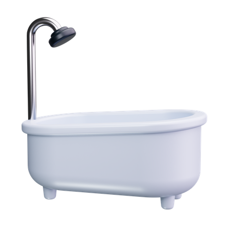 Badewanne  3D Icon