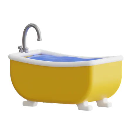 Badewanne  3D Icon