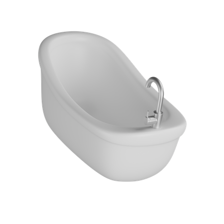 Badewanne  3D Icon