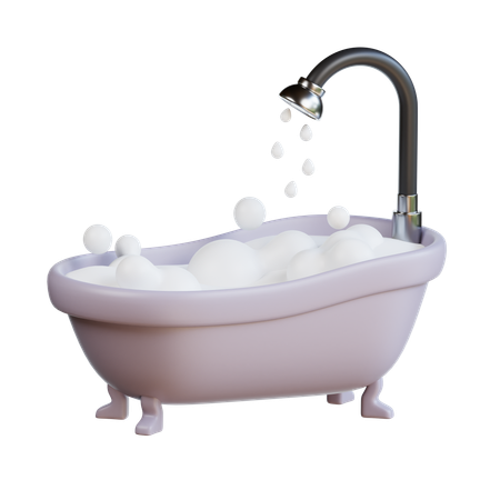 Badewanne  3D Icon