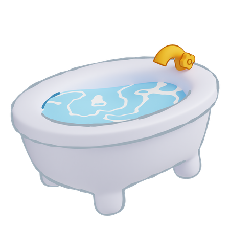 Badewanne  3D Icon