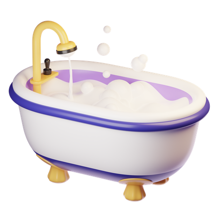 Badewanne  3D Icon